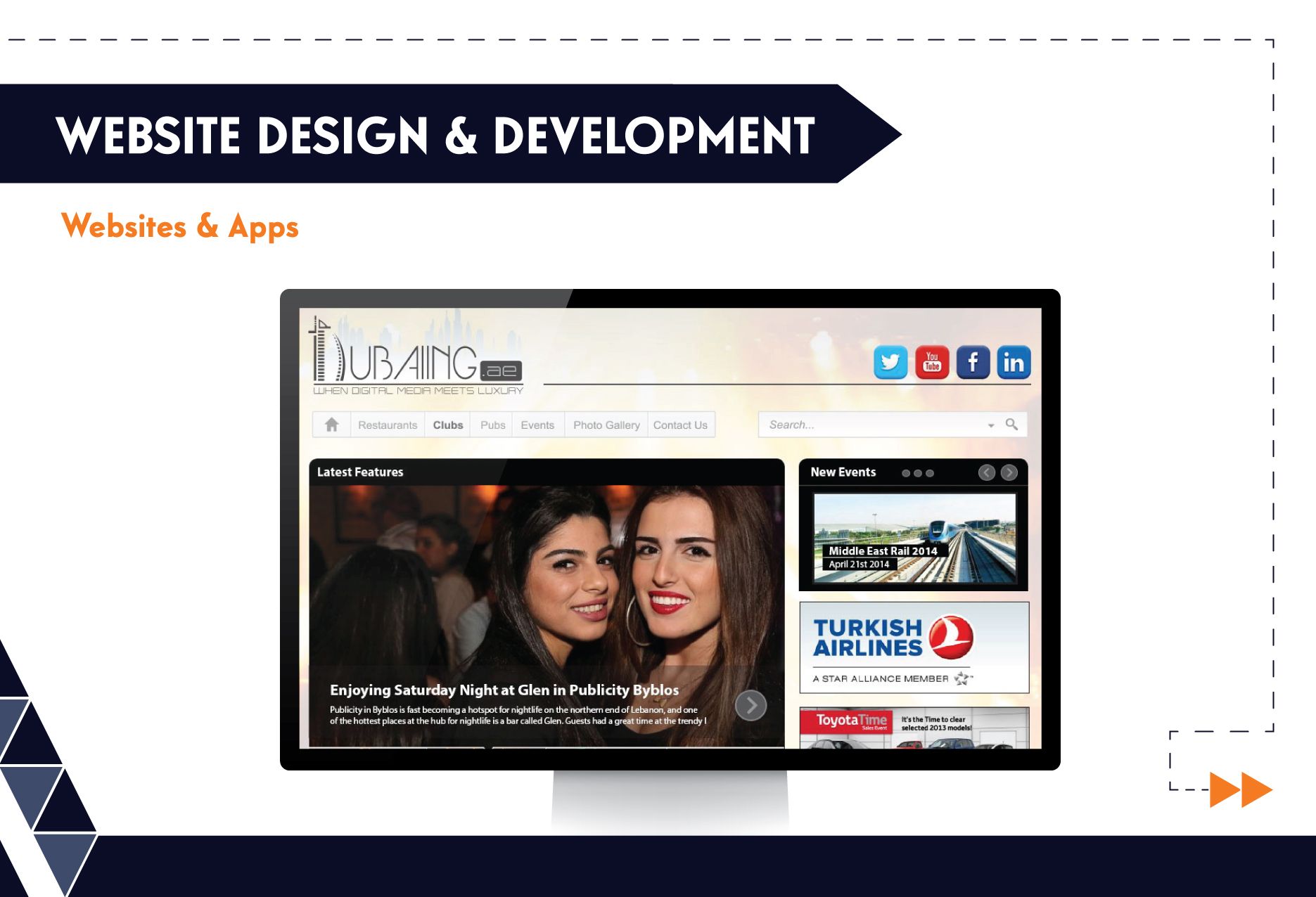 Website Design & Development - Dubaiing